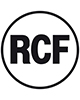 RCF Logo nero filetto